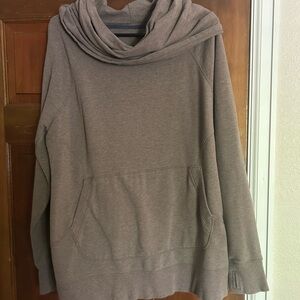 L.L. Bean Brown Cowl Neck Top